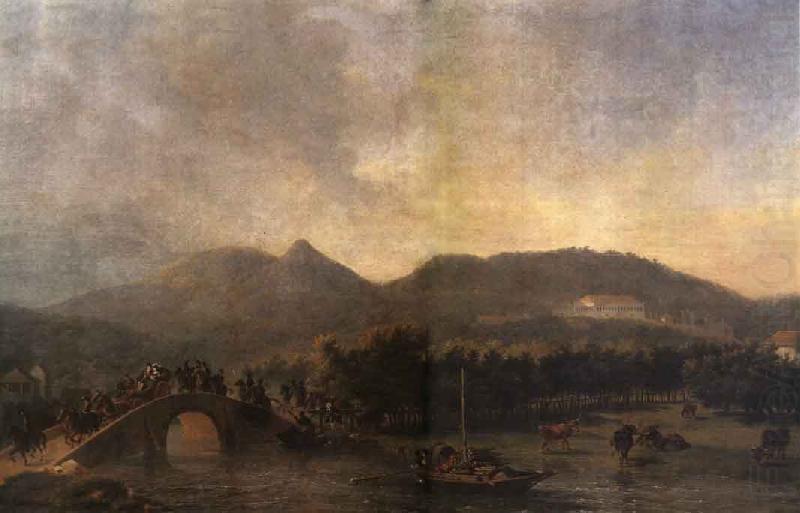 Nicolas-Antoine Taunay The Royal Processions Crossing of Maracana Bridge china oil painting image